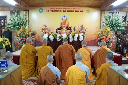 Hà Nội: Trường hạ Bồ Đề khai pháp an cư kiết hạ PL.2567